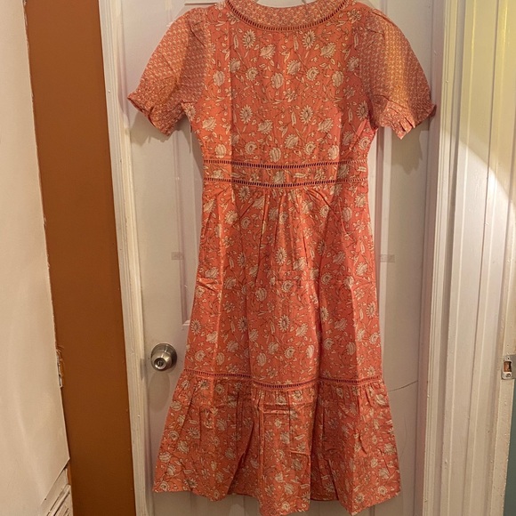 Maisie Chic Pink Floral Midi Skirt - Picture 8 of 15